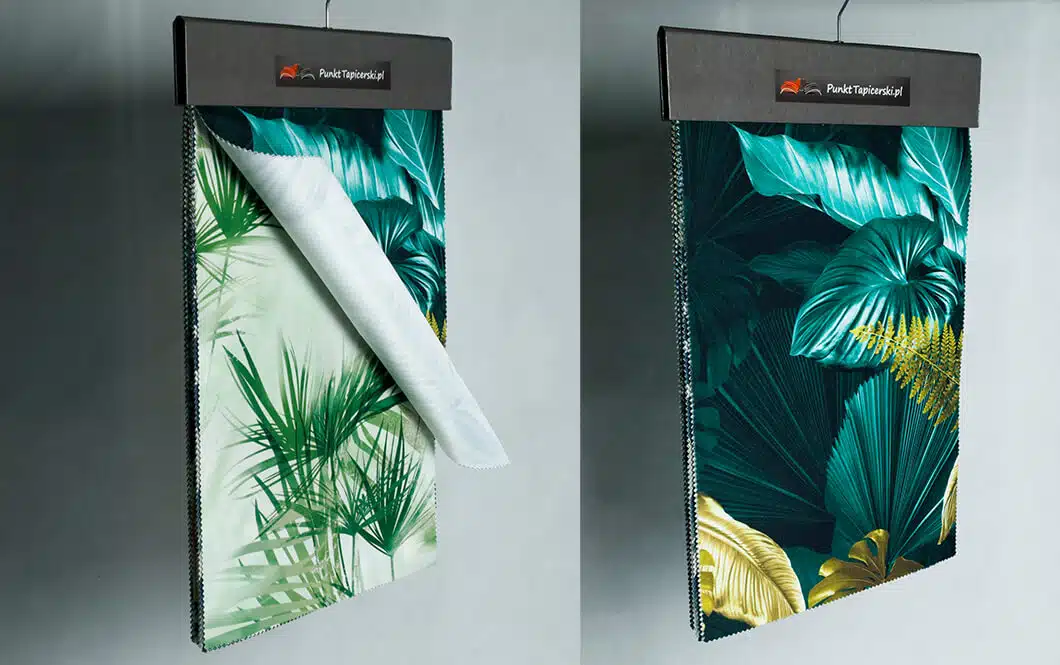 materiał na zasłony wzory