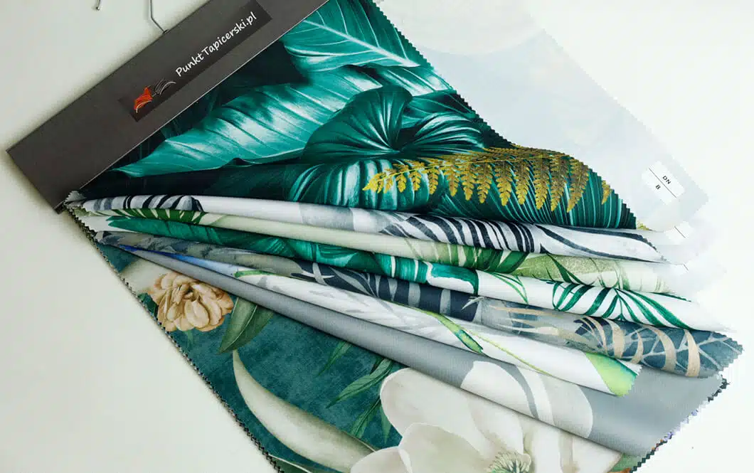 wzory i kolory tkaniny zasłonowe